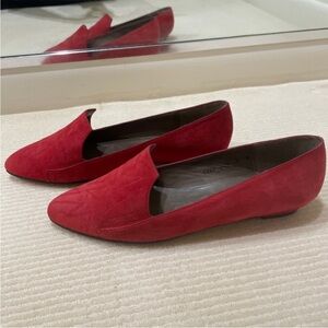 Pedro Garcia Chic Red Suede Women's Loafers